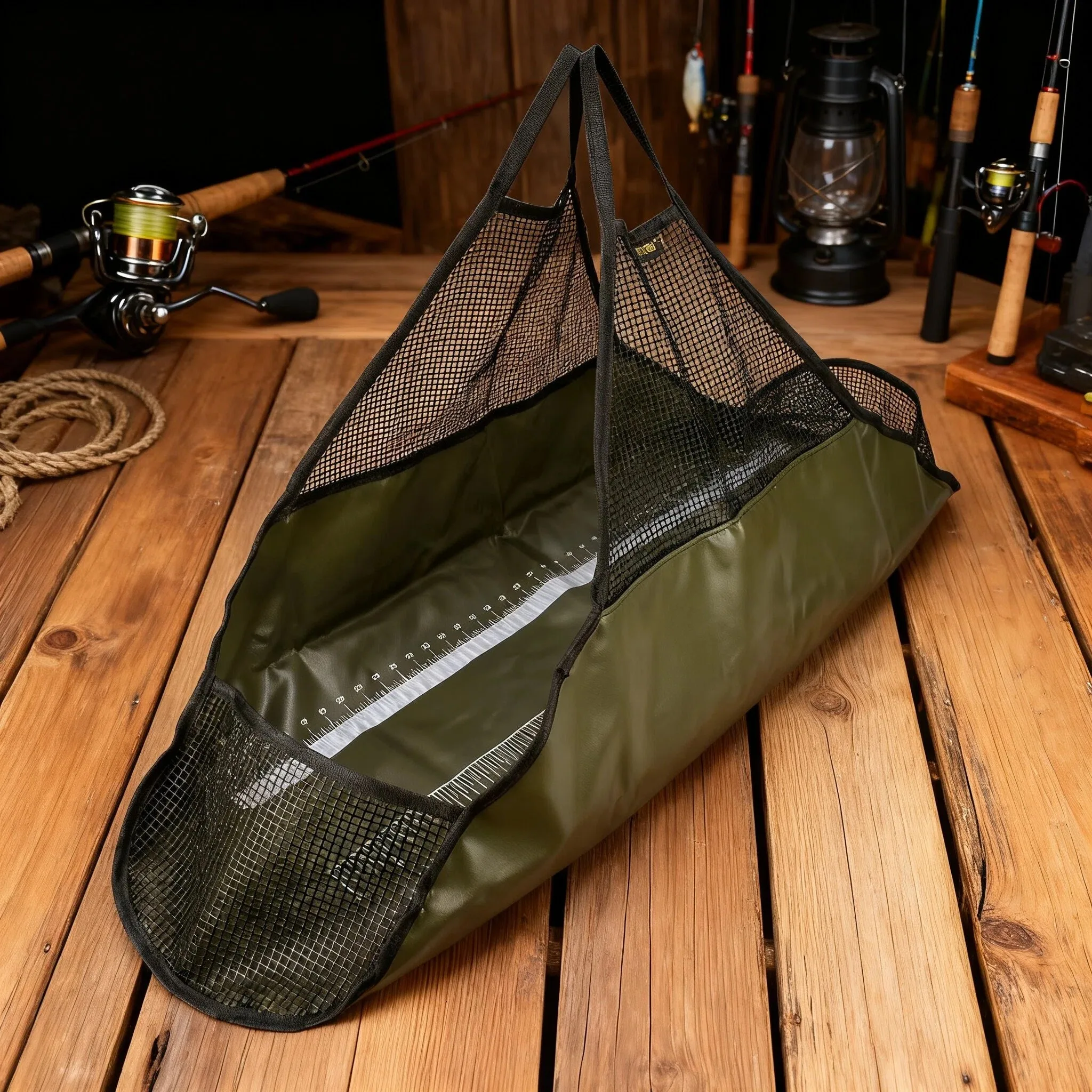 

Hirisi Fish Weigh Sling Bag Fishing Unhooking Weigh Sling Bag Digital Scale Protections Mat Weigh Fishing Sling Landing Mat