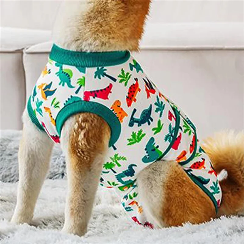 ABZL Dog Spay Recovery Suit Spay Suit For Female Dog Anti-Licking Protective Breathable Pet Outfit For Wound Care Apparel