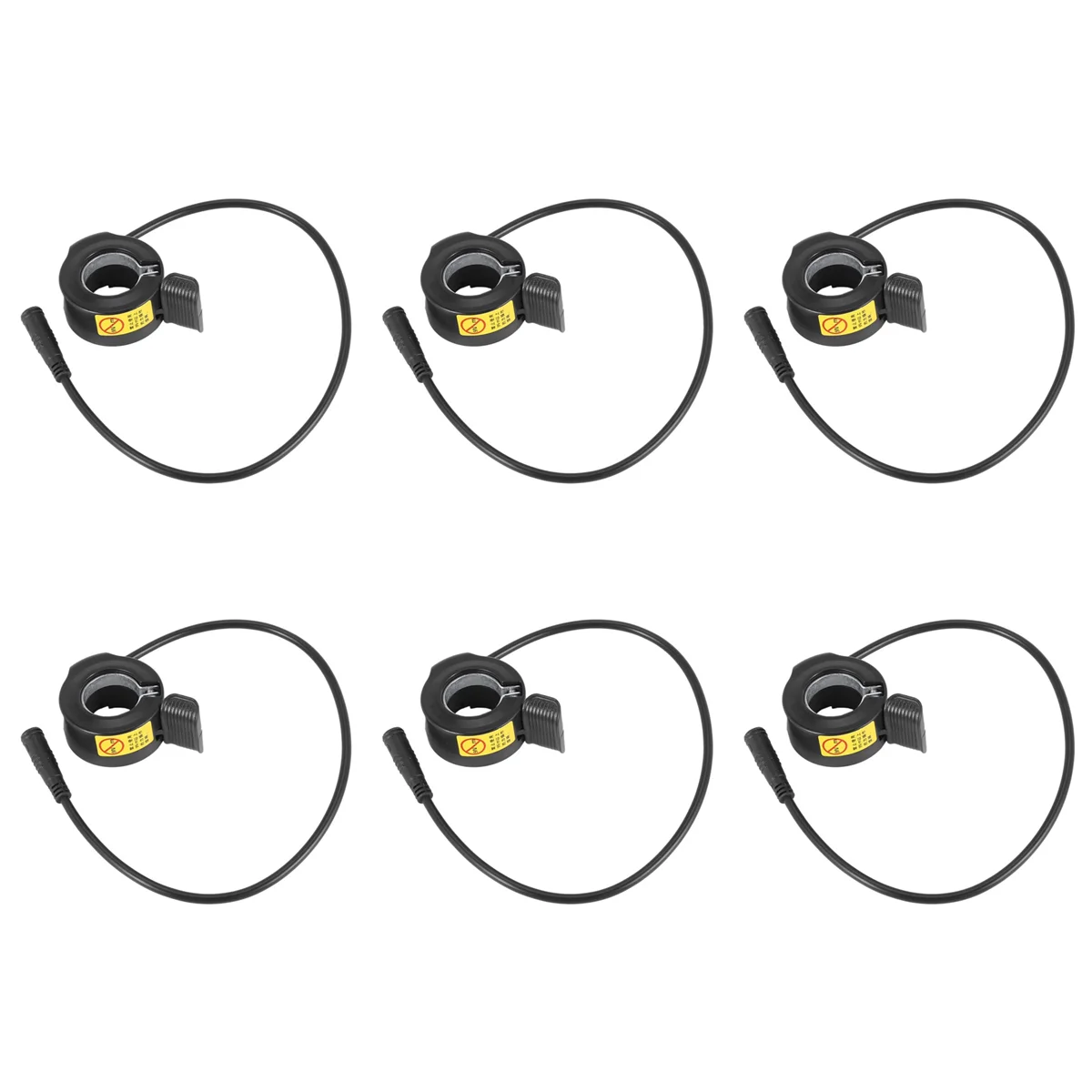 

6X Thumb Throttle for Mid Drive Motor Conversion Kits 36V 48V 52V 250W 500W 750W 1000W Waterproof 3Pin Female