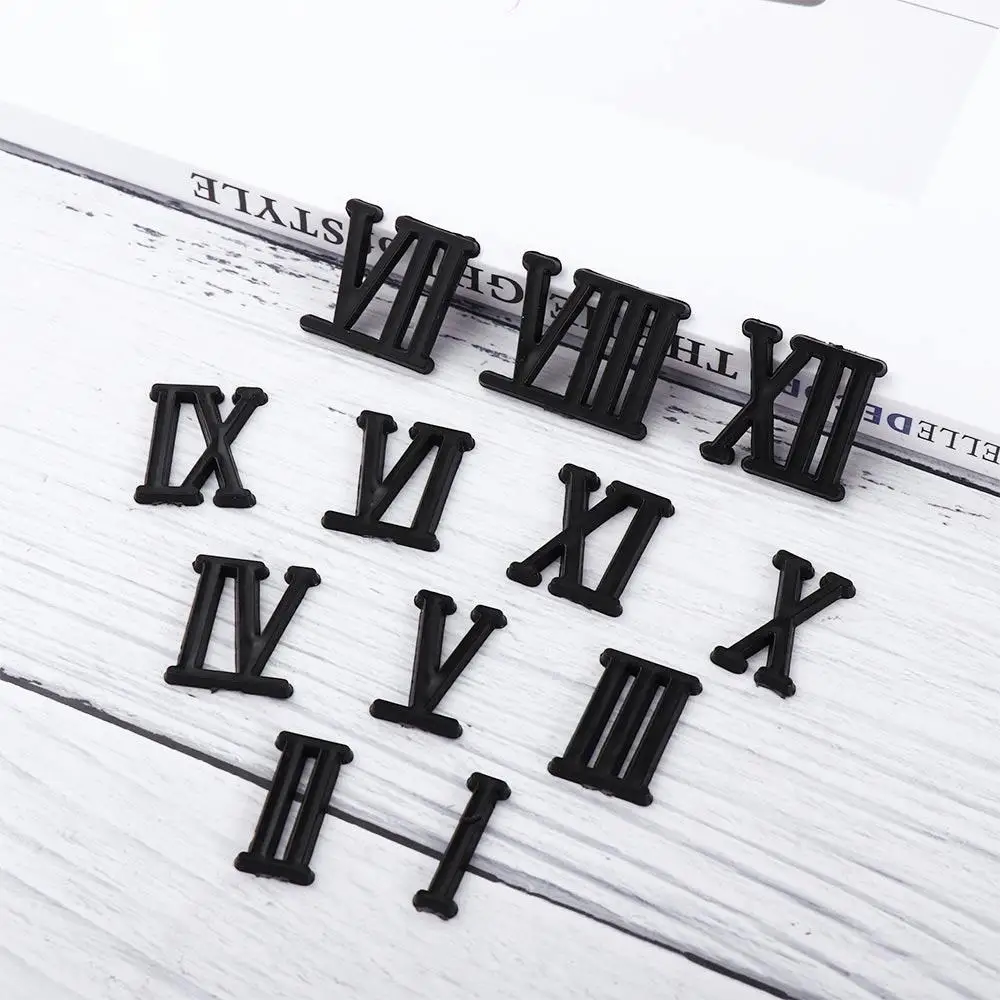 1 Set Quartz Decoration Gadget Roman Numerals Replacement Digital Repair Tools Quartz Clock Numerals Accessories Clock Parts