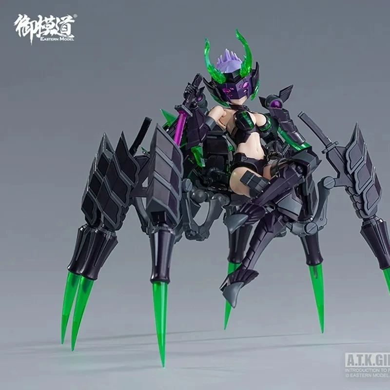 Reimpressão do modelo de montagem do Royal Model Road 1/12 Atkgirl Spider 2.0 Machine Mother Arakne Restoration Edition