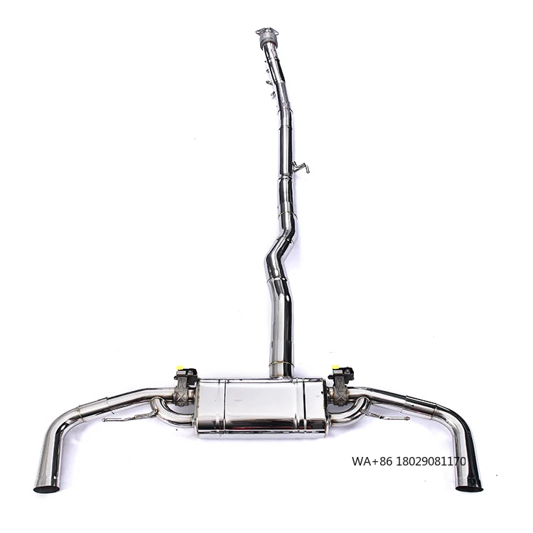 

Для A35/A45 2.0T 2020: Тюнингованная спортивная выхлопная система CatBack с электронным клапаном и глушителем, высокопроизводительная