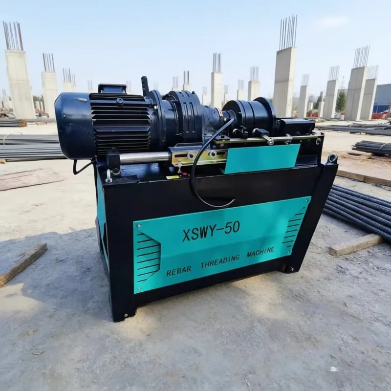 YG Customized Automatic Rebar Threading Machine Factory Steel Bar Thread Rolling Construction Fastener Round Bar Steel Thread Ro
