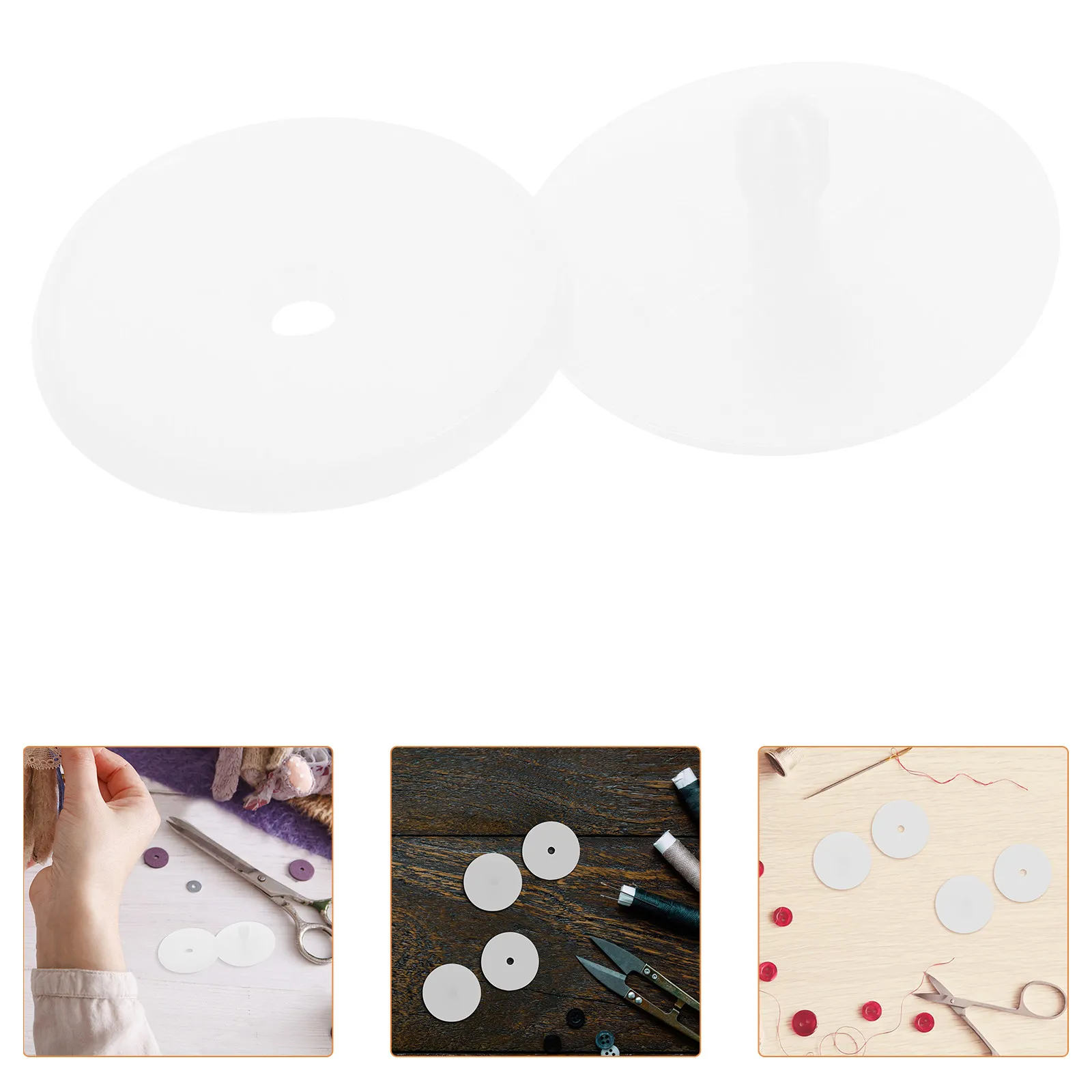 

10Sets Joint Accessories Plastic Safety Connectors Movable Assembly Articulated Joints for DIY Craft Making Supplies