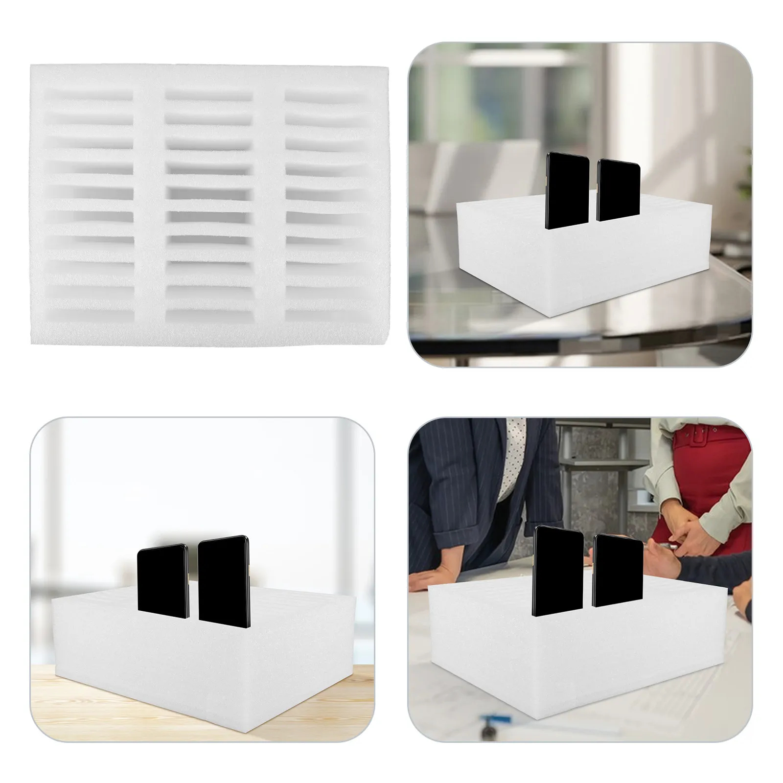 Caja Organizadora de Celulares con Múltiples Compartimentos, de Espuma, Suave y Protectora, para Oficinas y Aulas