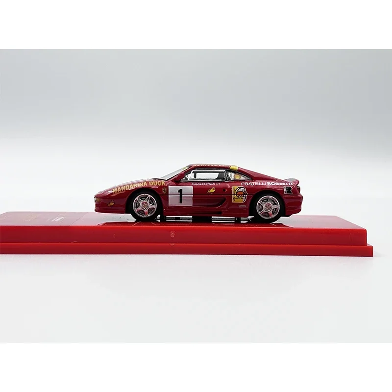 1:64 TW F355 Challenge 2024 Hong Kong Exhibition Limited Diecast Car Model Collection Toy Tarmac Works