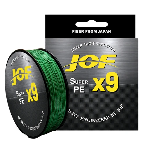 Imagen 2 del producto Línea de pesca trenzada JOF X9 PE 9 hebras alambre de pesca de agua salada 20LB-80LB líneas multifilamento de carpa tejido extremadamente fuerte