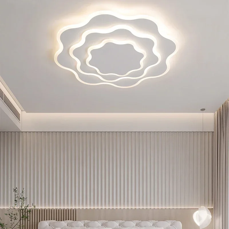 Modern LED Ceiling Light for Living Room Dining Room Bedroom Hall Creative Acrylic Chandelier Dimmable Lighting Fixture Luster
