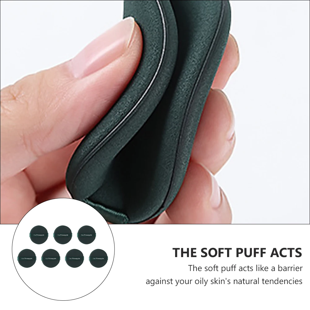

7Pcs Makeup Sponge Puff Wet Dry Loose Powder Foundation Tool for Quick Even Face Application Soft Texture