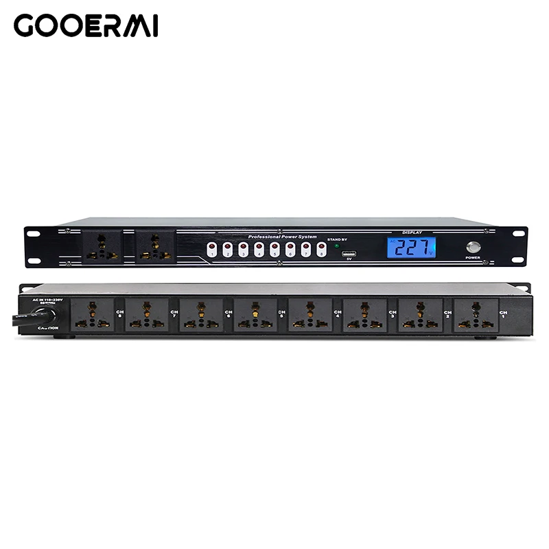 8 Channels DJ Stage Equipment Dedicated Timing Controller Professional Power Sequencer Dj Music System