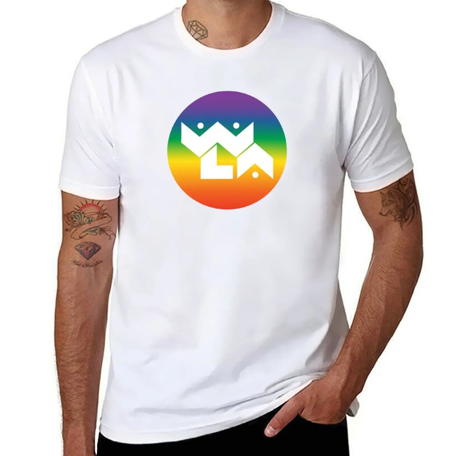 

WLA Pride Logo T-Shirt funny t shirts dark humor g man t shirts for men T-Shirt