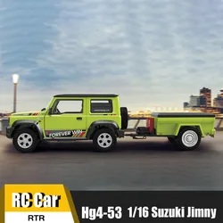 Hengguan 1/16 Suzuki Jimny Hg4-53 symulowane światła i klakson dym Rc pojazd pełnowymiarowy z pojazdu drogowe ze zdalnym sterowaniem