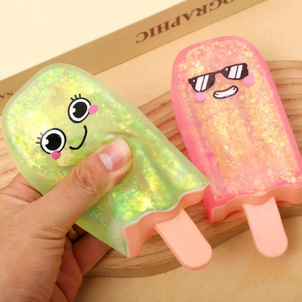 

Реалистичные игрушки-антистресс в форме мороженого, медленно восстанавливающие форму, подходят для детей и взрослых.