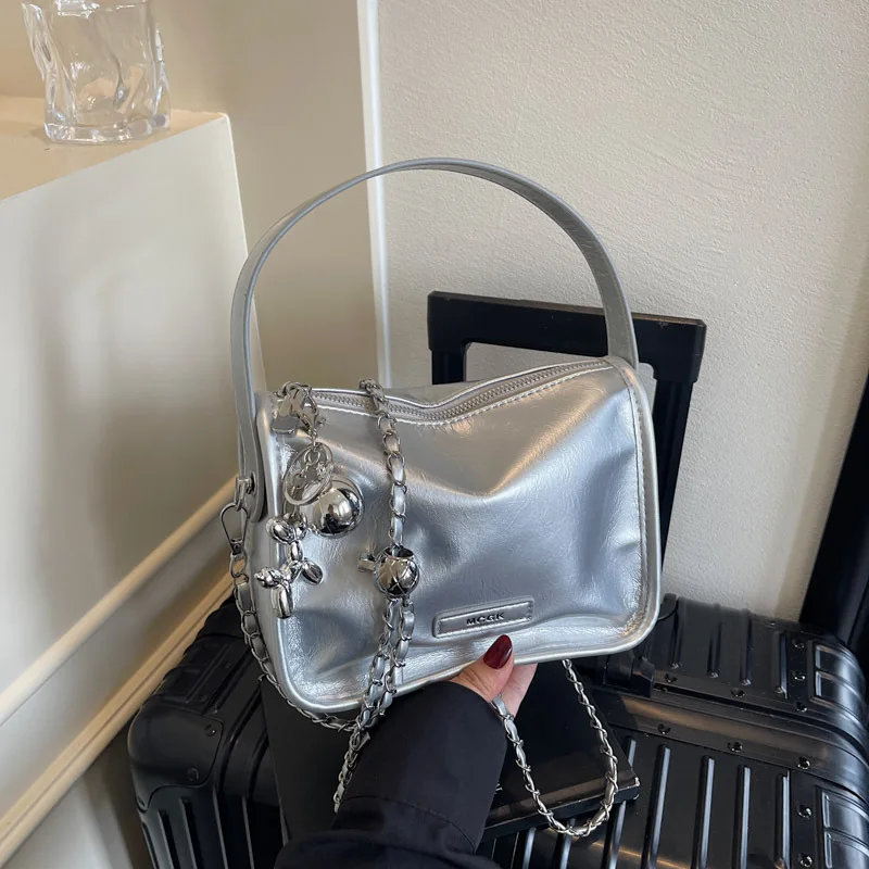 

Chain Crossbody Bag 2025 New Arrival Versatile Shoulder Bag Small Square Handbag for Women