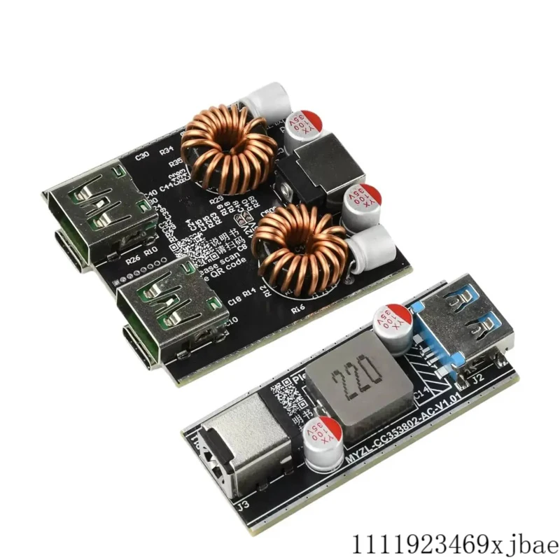 100W/140W Fast Charging Module Full Protocol Adaptive Charger High Power USB‑C Charger Support PD/QC/5A/9V/12V/20V