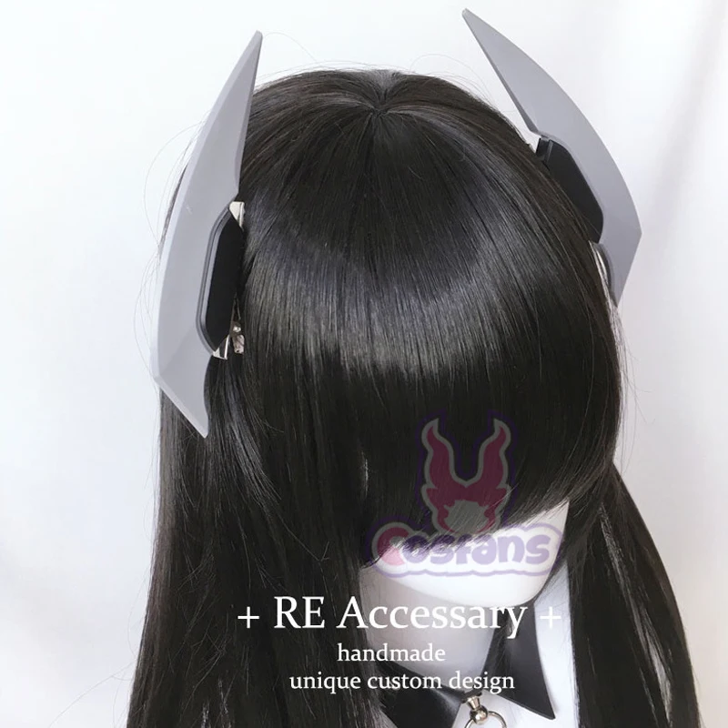 Functional wind Cyber Gothic Motorcycle Cyberpunk Future Machinery Techwear Hairpin Robot Hair Clip Headwear Halloween Cosplay