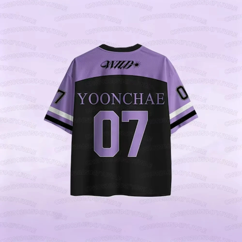 Sommer Damen- und Herren-Mode-Streetwear Yoonchae Lara&Sophia Daniela Fans T-Shirt KATSEYE Konzert Unisex Jersey – Detail 5