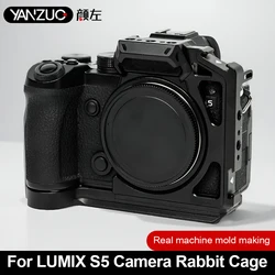 Professional Photography Accessories S5 Camera Cage Metal Protective Frame For Panasonic Lumix S5 Stabilizer Camera Rabbit Case