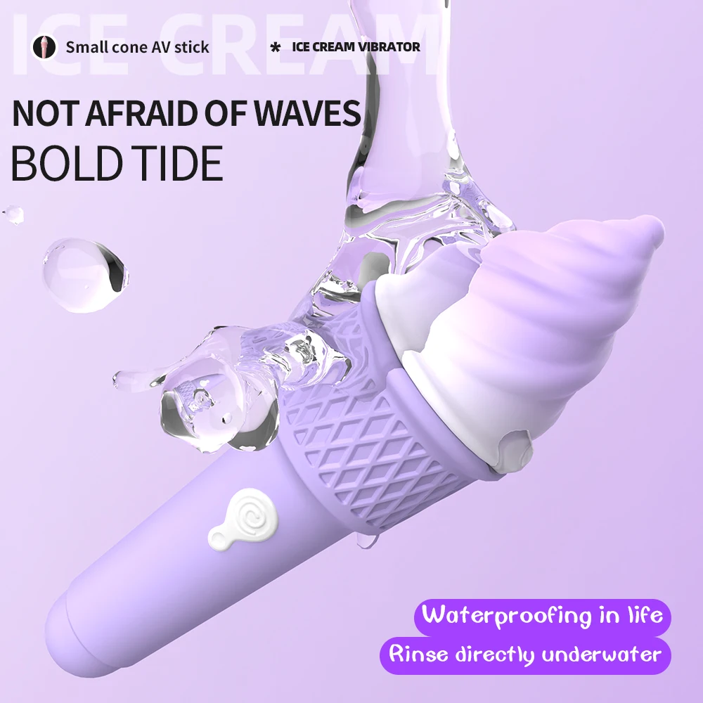 2 في 1 لطيف مخروط AV هزاز المحمولة الجنس لعب هزاز تحفيز البظر الإناث جهاز تدليك للمهبل USB شحن منتجات الكبار