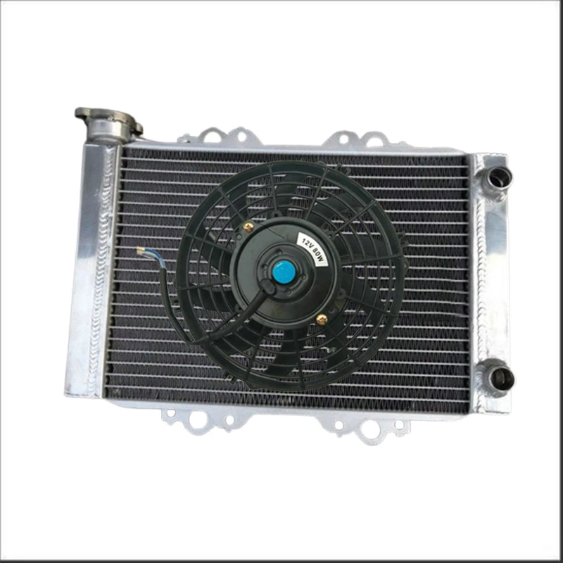 

Aluminum radiator+Fan FOR Kawasaki KFX450 KFX450R 2008-2012 2009 2010 2011 08 09 10 11 12