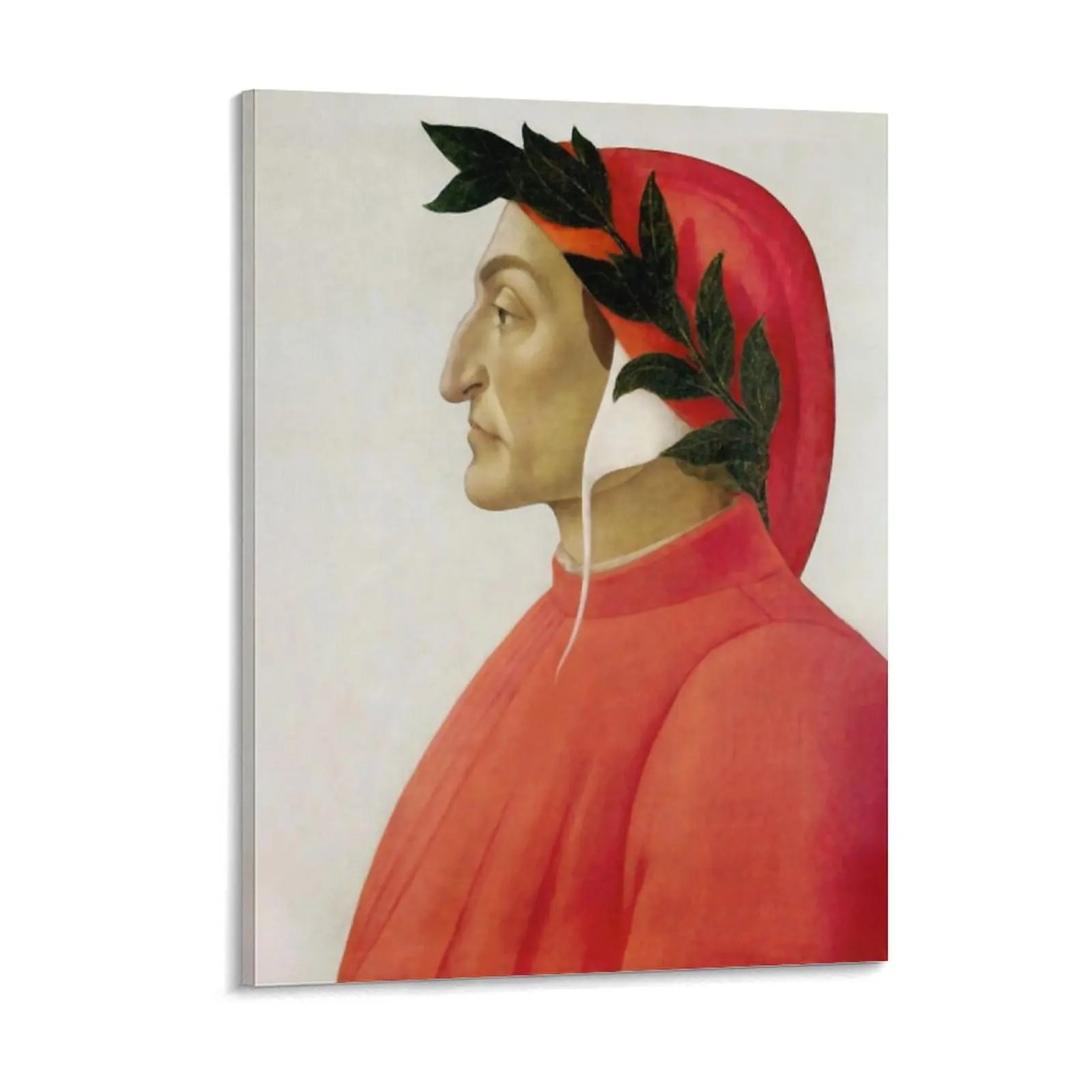 Dante Alighieri Canvas Painting Wall Custom Personalized Create Mural Garage Dante Alighieri Middle Ages Framed Wall Painting