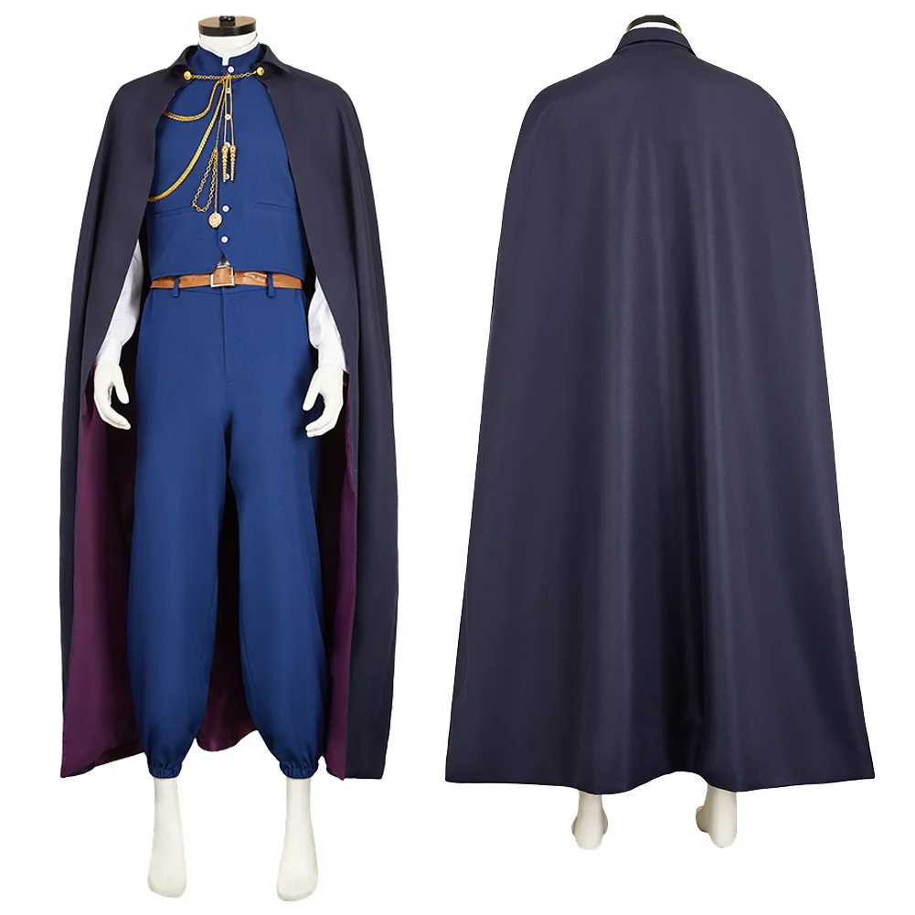 Anime Bababa Vampire Mori Ranmaru Cosplay Costume Men Disguise Roleplay Cloak Outfits Fantasia Dress Up Clothes Halloween Suits