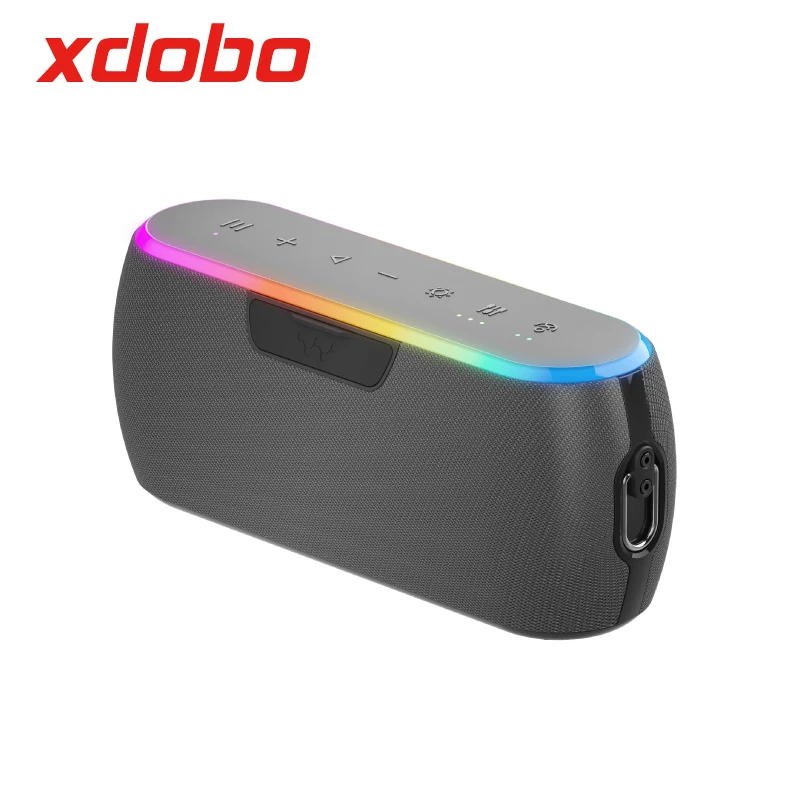 Xdobo X8III 60 واط بصوت عال بلوتوث المتكلم مع صوت ستيريو ، المدمج في بنك الطاقة ، IPX7 مقاوم للماء ، لحزب المنزل في الهواء الطلق