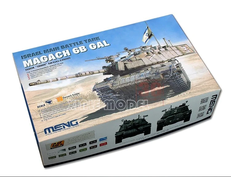

Комплект масштабной модели танка MENG TS-044 Израильский главный боевой танк Magachi 6B GAL 1/35