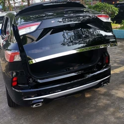 Rear Trunk Lid Cover Tailgate Trim Door Handle Molding Boot Garnish Bezel Cover For Ford  Kuga Escape 2020 2021 2022 Accessories