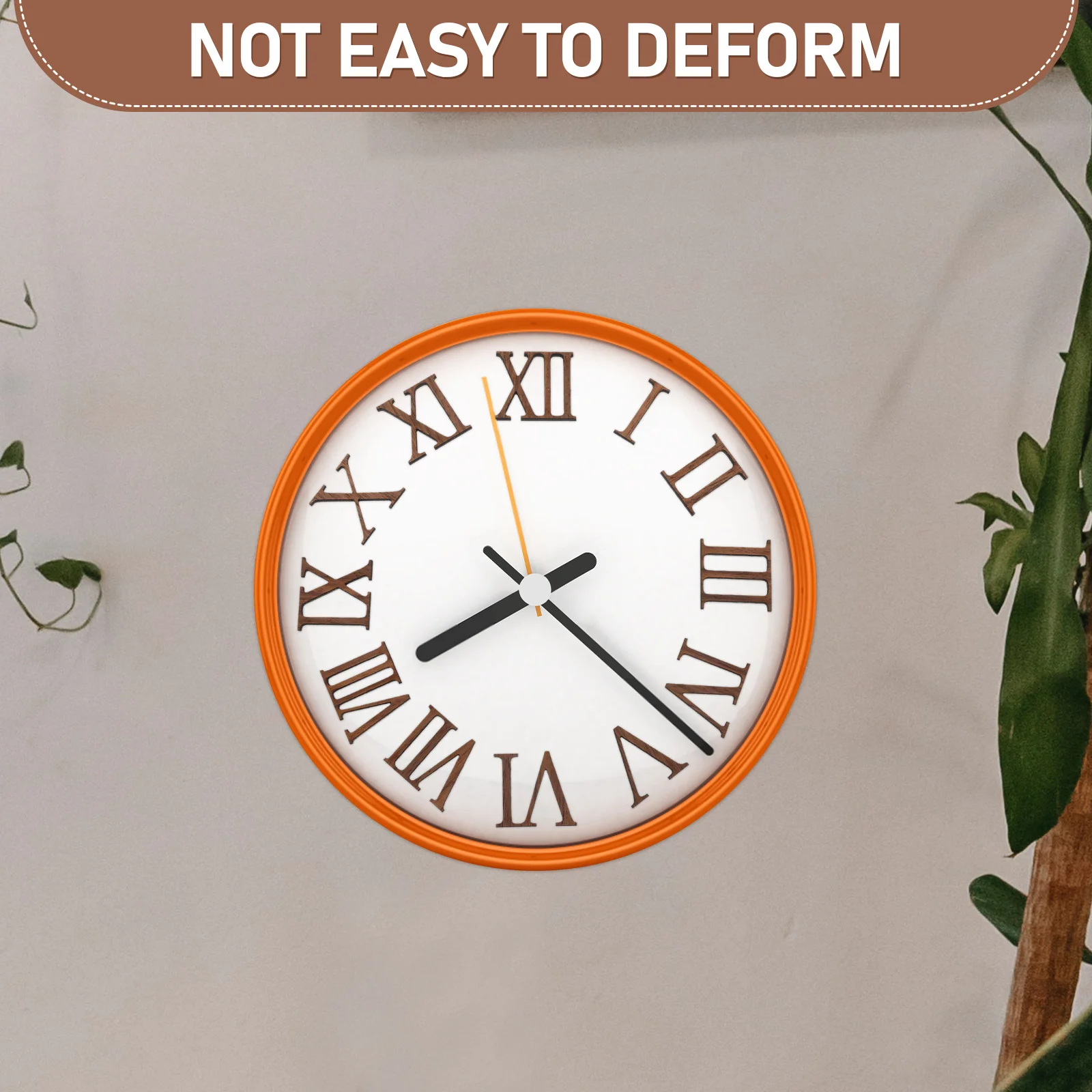 

Roman Numeral Wall Clock Accessories 9 Inch DIY Kit Black Walnut Silent Movement Numbers for Clock Replacement Parts Numerals