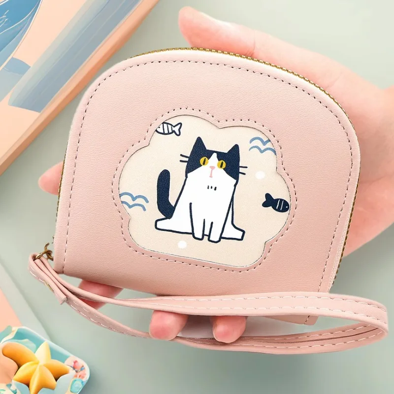 

Милый мультяшный кошелек для девочек, кошелек на молнии, студенческий женский чехол, брендовая сумка из искусственной кожи JIFANPAUL