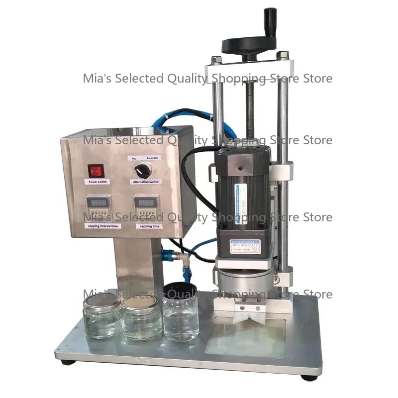 Handheld Manual Capper for Peanut Butter Paste Glass Jar Twist off Lug Capping Machine Portable Kitchen Tool