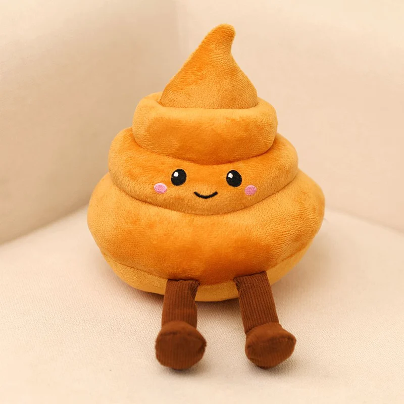 20-25CM Kawaii Soft Poop Pillow Plush Toy Funny Stuffed Poop Doll Creative Home Decor Novelty Christmas Gift Children Girls Boys