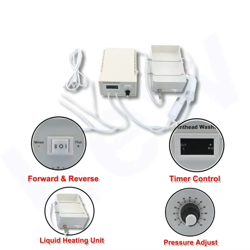 Printhead Cleaning Washer Machine Clean Print Head Wash Cleaner Heating Deice For Epson XP600 i3200 i1600 L1800 L805 TX800