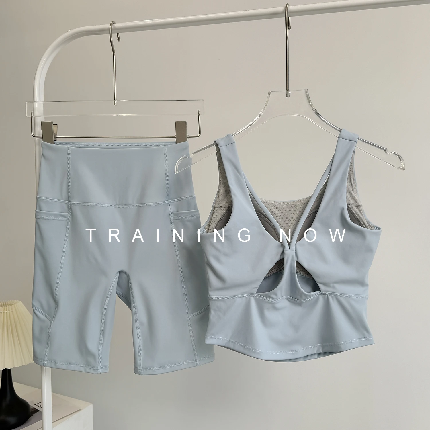 

Спортивный костюм женский летний высокоинтенсивный беговой тренировочный противоударный жилет высококачественный профессиональный фитнес быстросохнущий йога