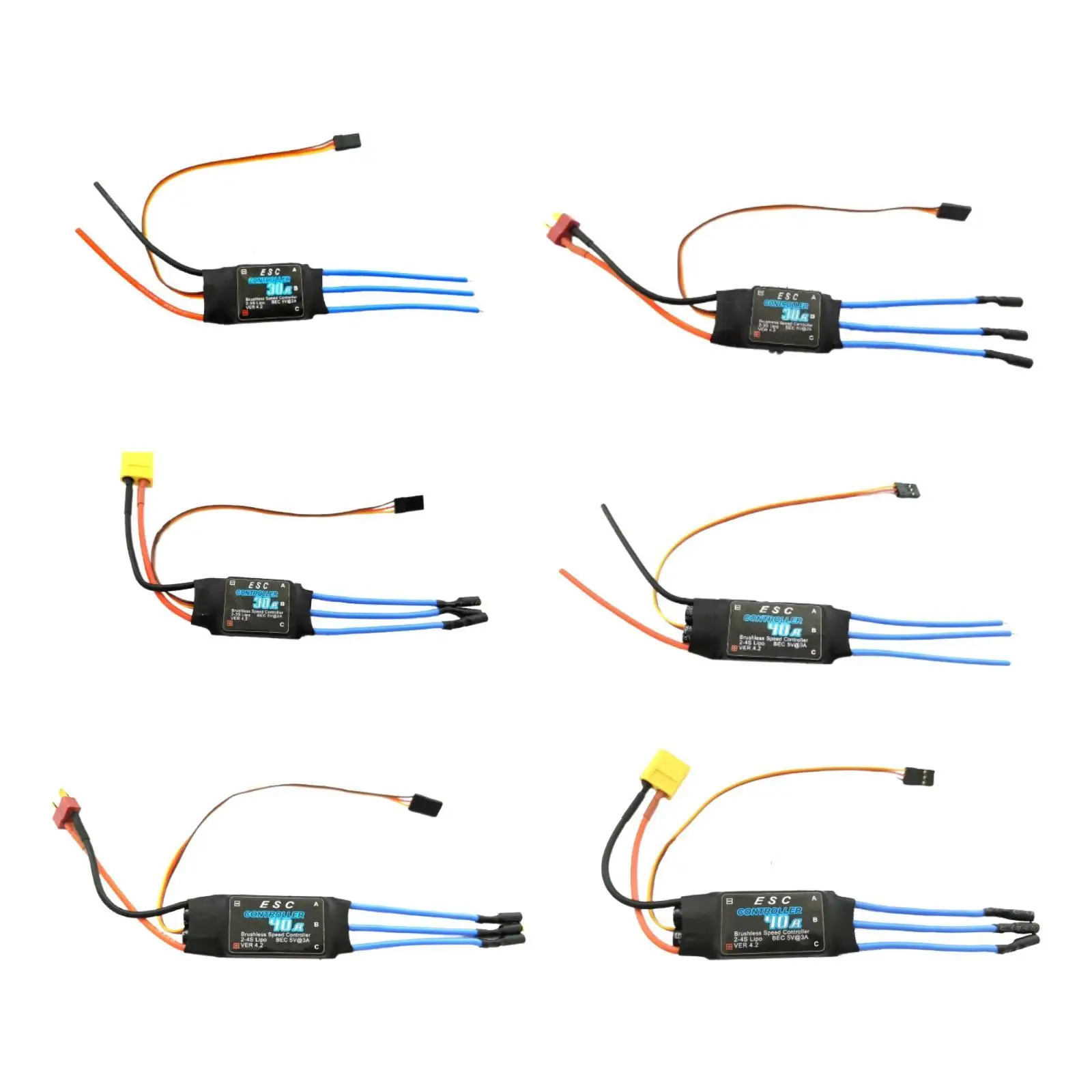 Helicóptero rc sem escova esc substituir peça de reposição do motor sem escova para quadcopter brinquedo rc asa fixa avião brinquedo hobby modelo
