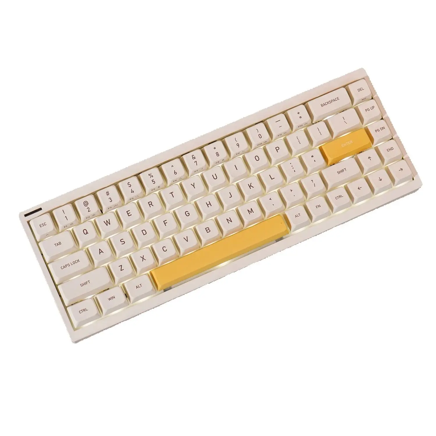 NPKC 68key EMA Profile Keycaps Simplicity Keycap PBT Key caps For MX Switch 65% Mechanical Keyboard Caps Support MAD68HE Key cap