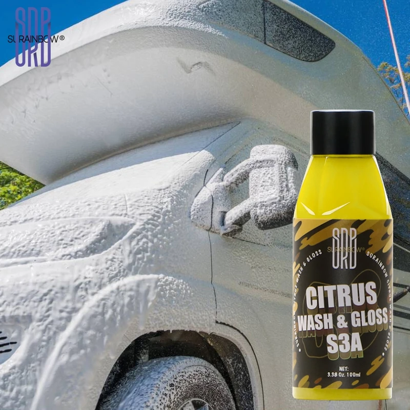 Citrus Wash & Gloss Foaming Car Wash Soap(Works with Foam Cannons/Guns or Bucket Washes)Safe for Cars,Trucks,Motorcycles,RVs