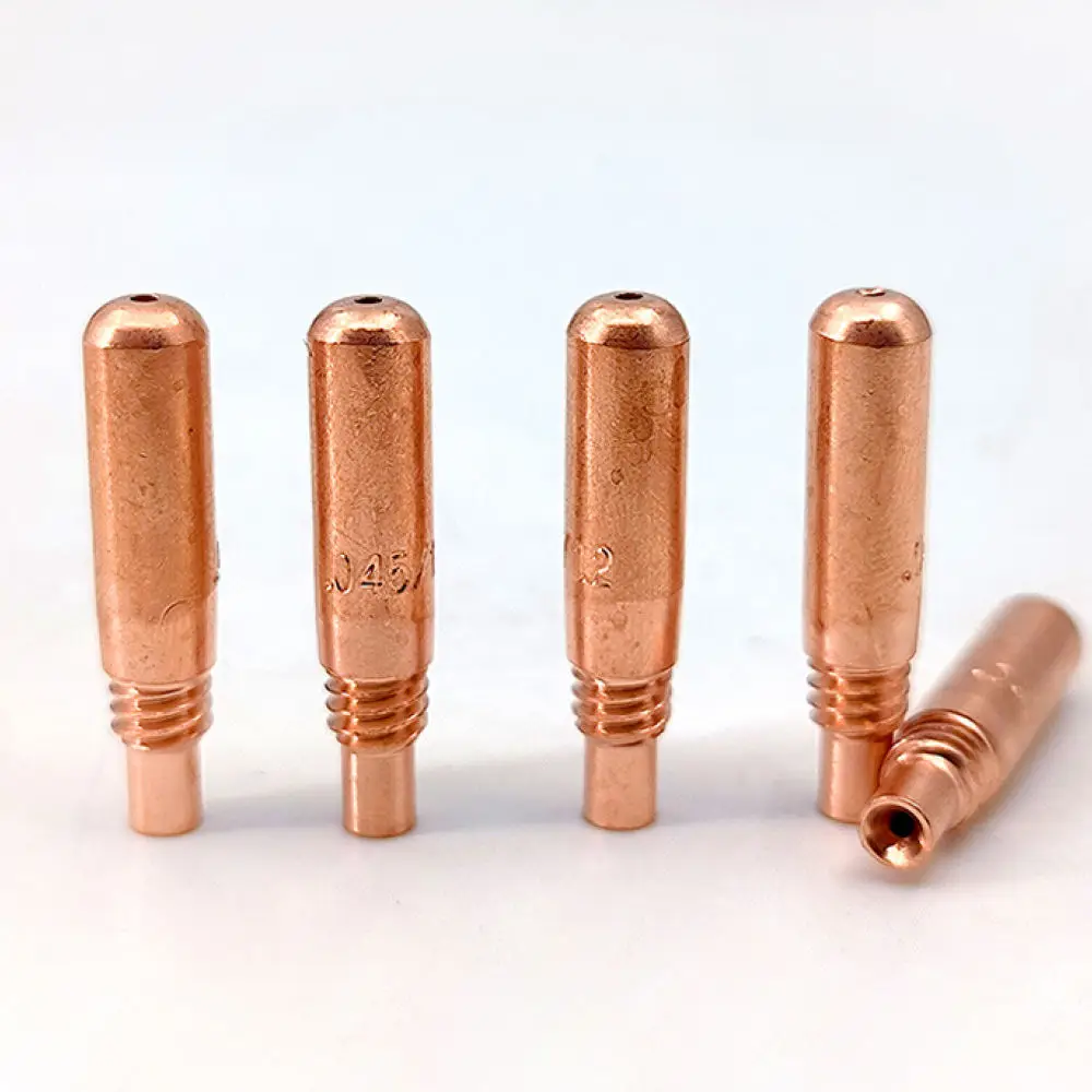 Copper Contact Tips For ZhengTongDa Mig Welding Torch T M035 Gas Shielded Welder Spare Accessories Welding Tool Components