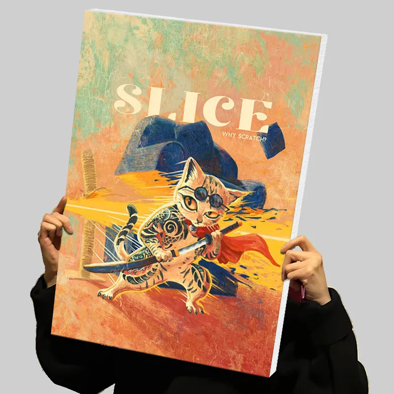 Slice Prints Poster Custom Canvas Painting Wall Art Room Decorations Modern Abstract Canvases Decorative Paintings Home Decor