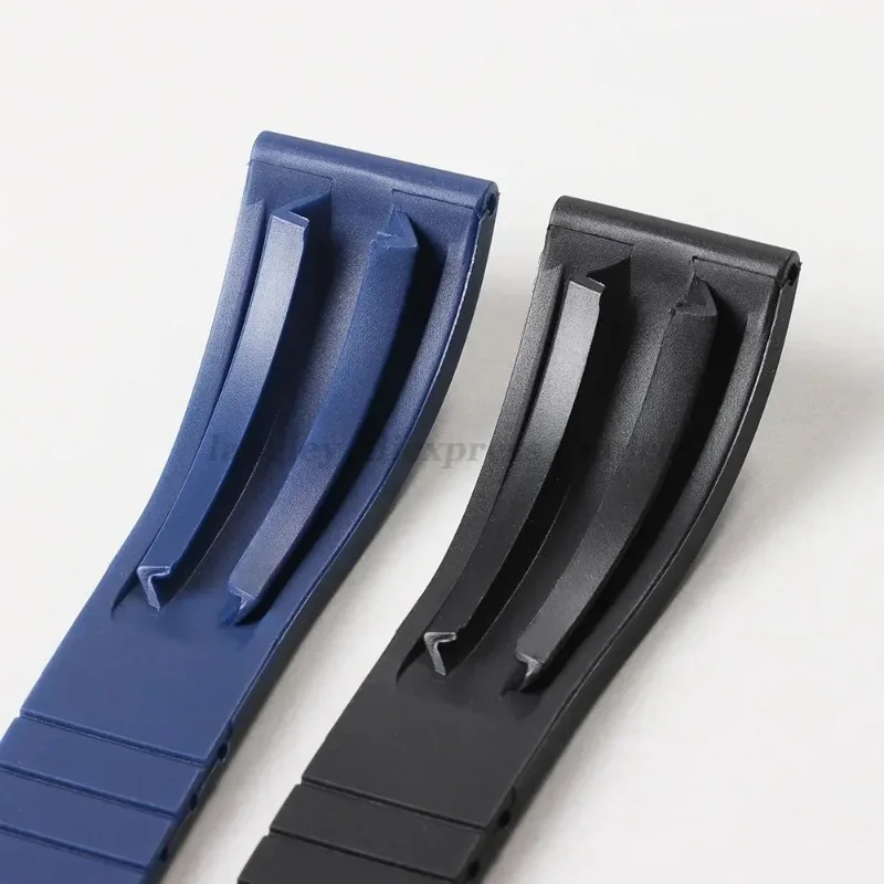 حزام ساعة مطاطي لساعة رولكس بتوقيت جرينتش دايتونا الغواصة غواص سيليكون حزام استبدال شبح الماء الأخضر 20 ملم حزام سوار