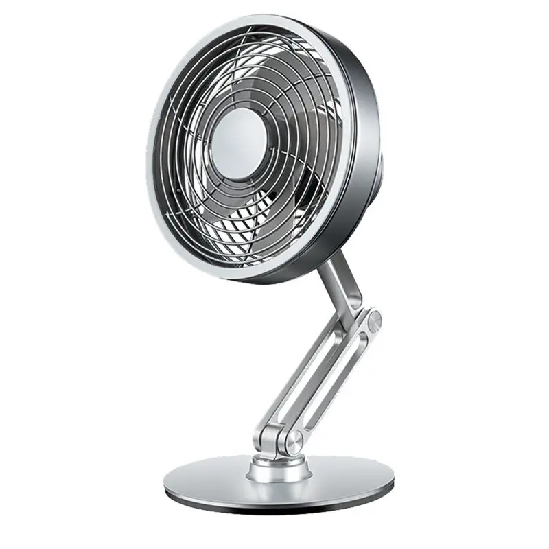 

【SELLING FAST! 】360 Degree Rotation Folding Foldable Metal Fan For Desktop For Outdoor And Indoor Use Foldable