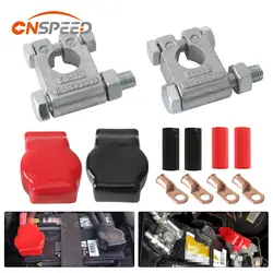Military Spec Battery Terminal Top Post Positive Negative Connector W Cover 3/8