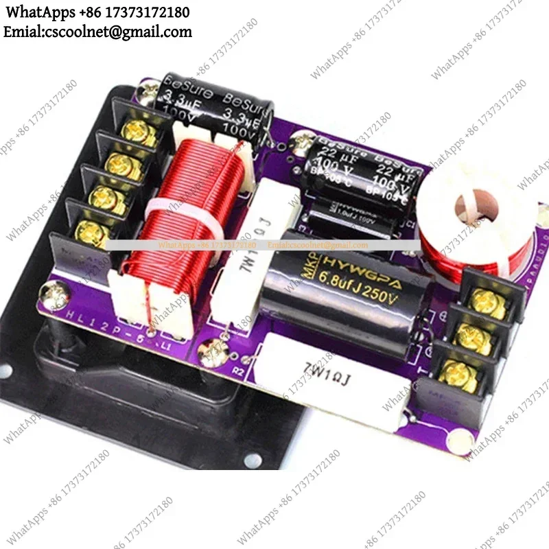 k06 2PCS 150W 2-Way Audio HiFi Filter Circuit Board Stereo Speaker Crossover 4/6/8 Ohm 2 Unit Frequency Dividers 3000Hz