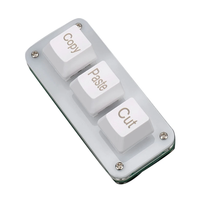 Mini clavier jeu personnalisable Macropad à 3 touches, clavier programmation RVB