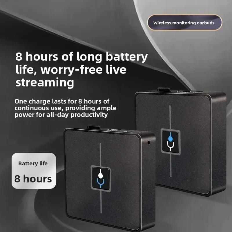 Live broadcast wireless monitoring earphones live streaming host outdoor stage performance PM earphones no delay wireless