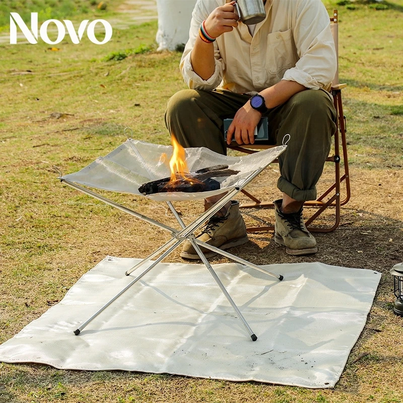 Alas Api Tahan Api untuk Berke - Outdoor Camping Fire ulasan dan harga