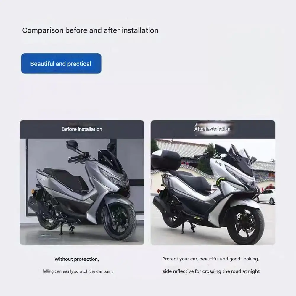Special New Exhaust Crash Bar Protection Modified Parts for Haojue UHR150