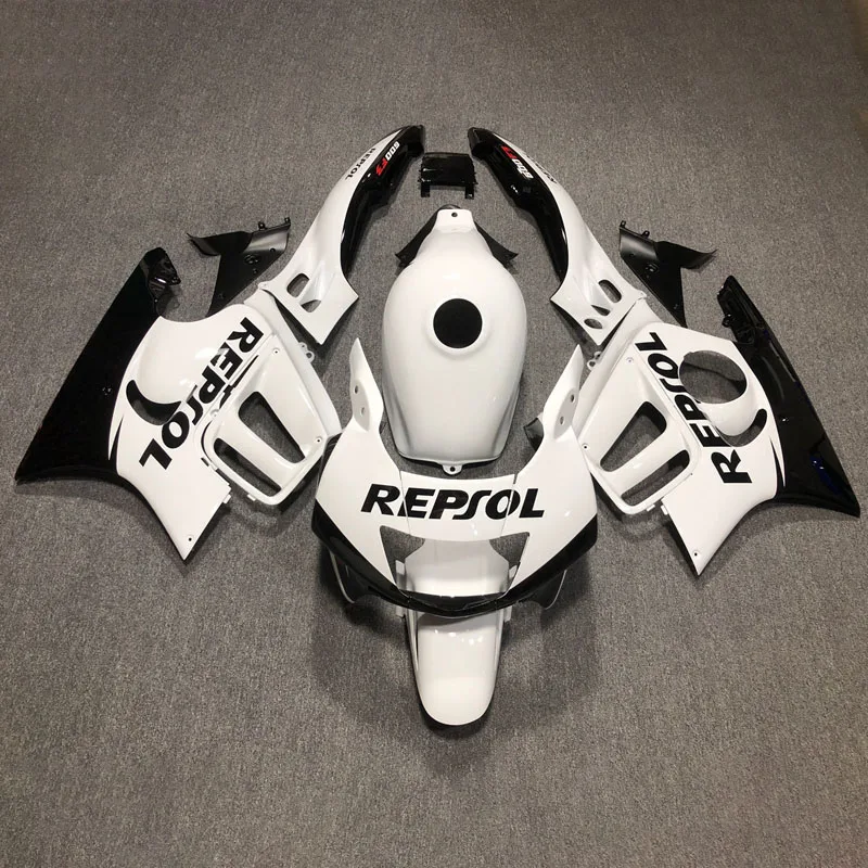 Repsol fairing kit for honda cbr 600 f3 1995 1996 1997 1998 white black body frame CBR600 F3 95-98 ABS Plastic Fairings yhn45