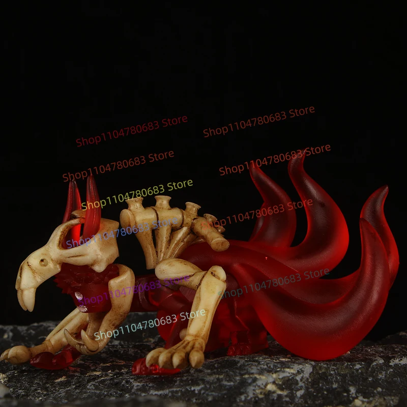 Bloques de construcción MOC, Mini estatuilla de zorro rampante, modelo de ensamblaje, adorno, accesorios de dibujos animados de Anime, colección de juguetes, regalo de vacaciones